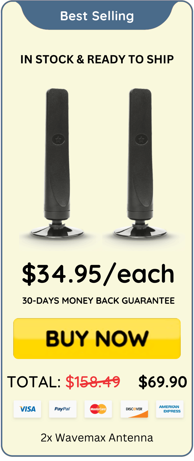WaveMax Antenna offer price 